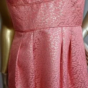 Robe Cocktail Sans Bretelles BCBG Max Azria - Couleur Blush Pêche, Taille 6, Occasion Bon état